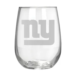 NY Giants Stemless Wine Glass