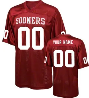 Oklahoma Sooners Customizable College Football Jersey