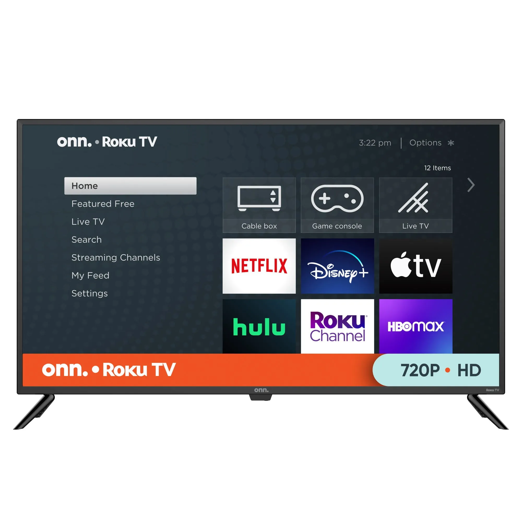 ONN. 39" Class HD (720P) LED Roku Smart TV (100074926)