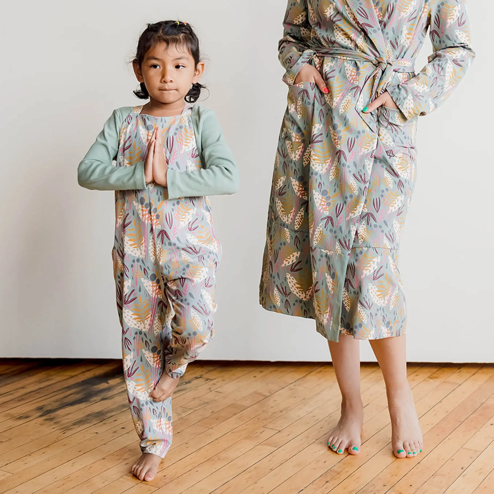 Organic Cotton Stretch Kids Jumpsuit: Whimsy