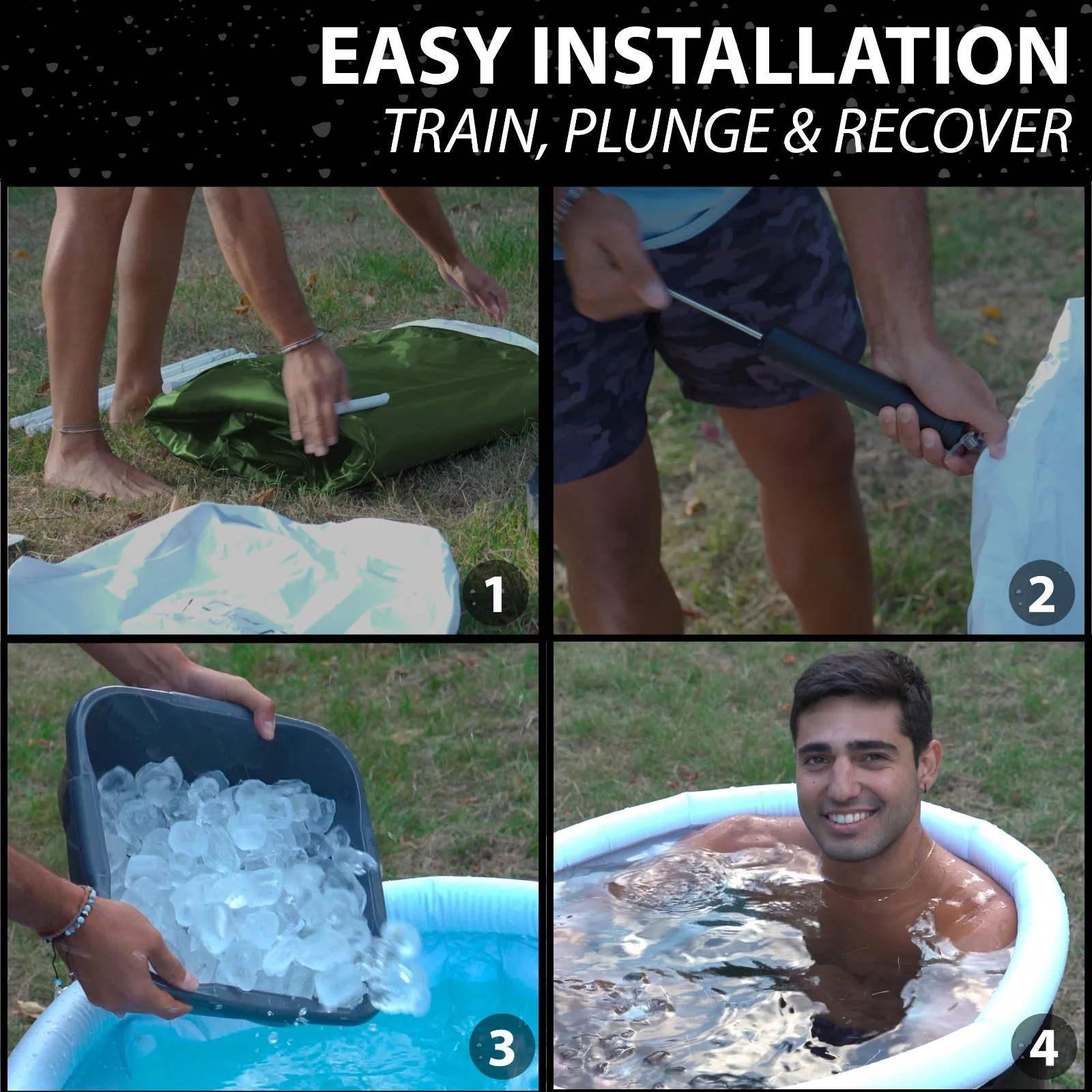 Portable Ice Bath - Green