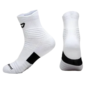 Quantum Knit Lite Quarter Performance Socks - White