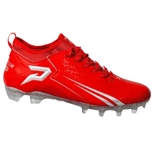 Quantum Speed: Football Cleats - Red - Team Colors