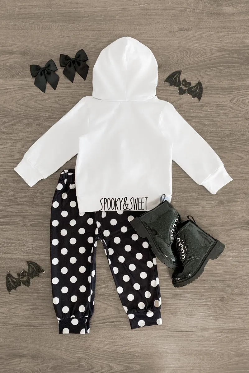 "Spooky & Sweet" Ghost Hoodie Pant Set