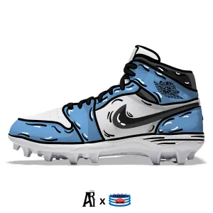 "University Blue Cartoon" Jordan 1 TD Cleats