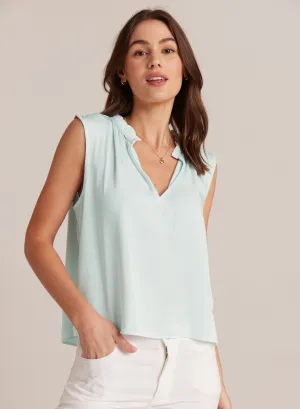 Ruffle Neck Tank