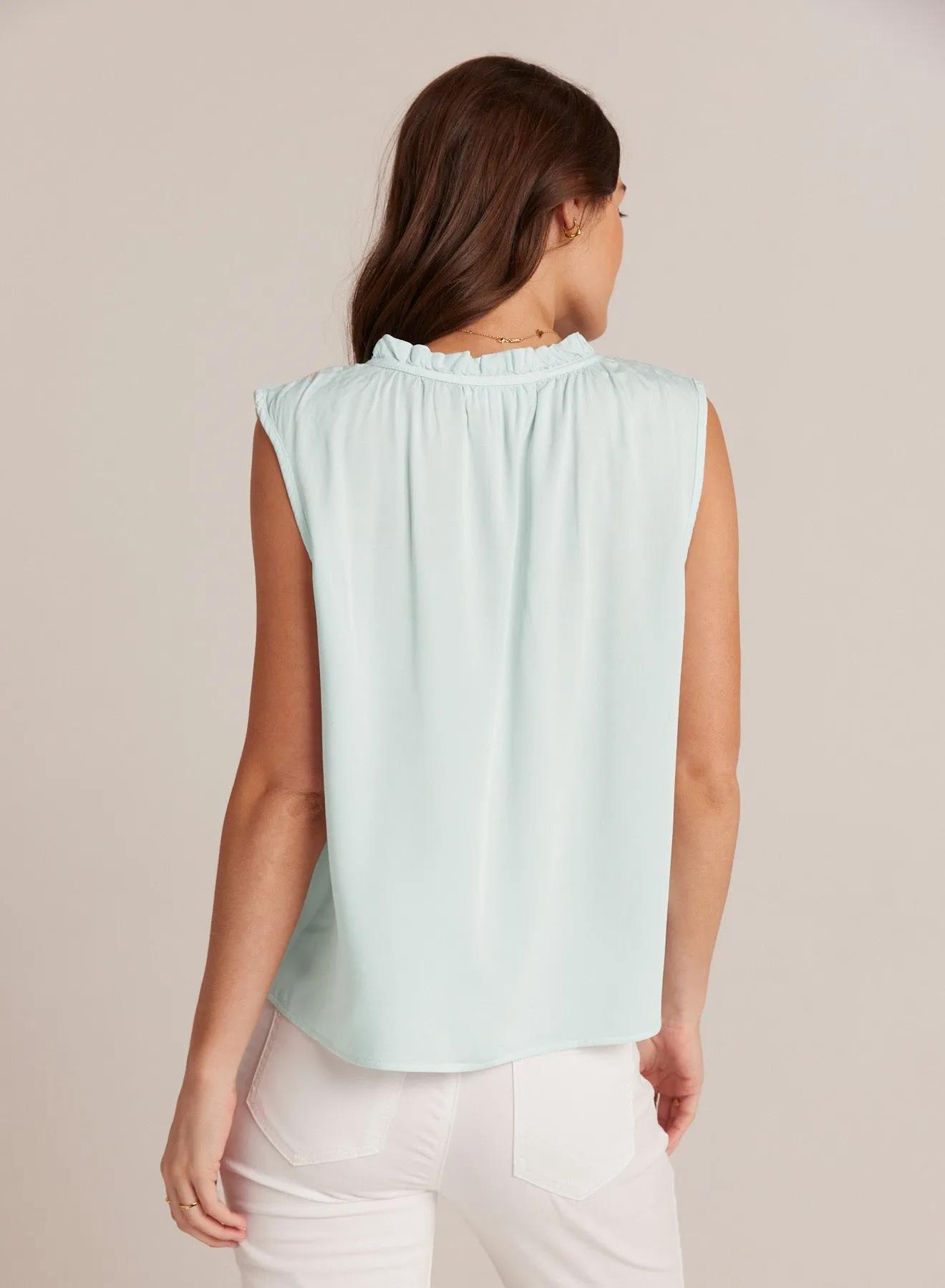 Ruffle Neck Tank