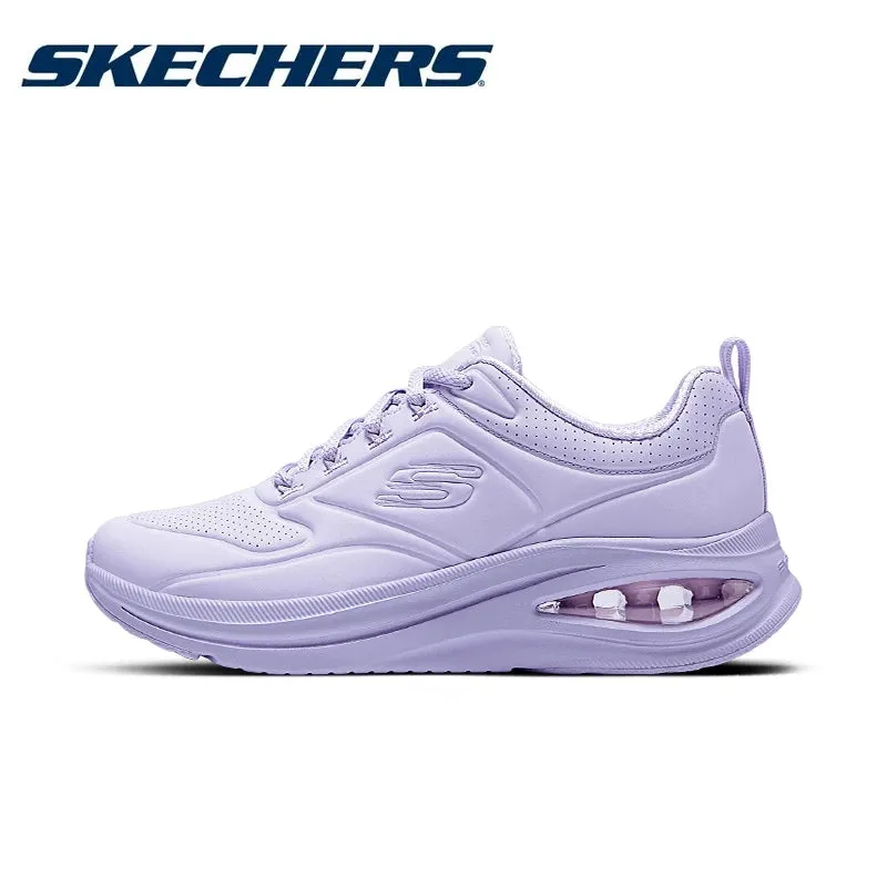 Skechers Original Women's Running Shoes, Leather Lace-Up Outdoor Sneakers, Anti-Skid Sports Tennis, Lightweight Walking Shoes