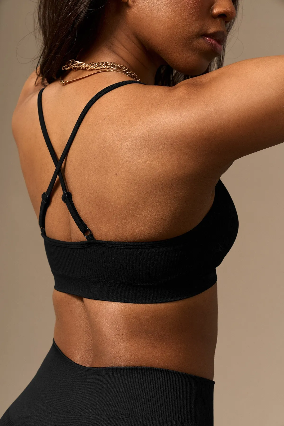 Skin Sports Bra Black