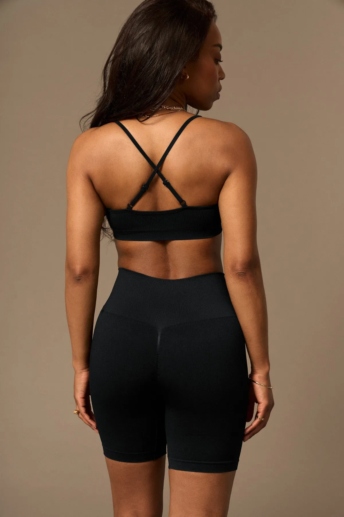 Skin Sports Bra Black