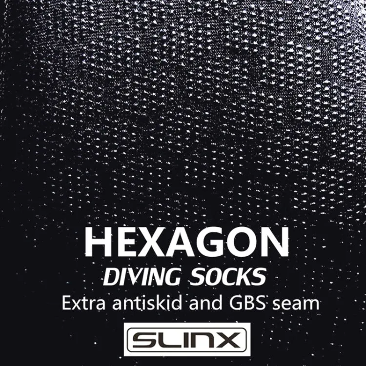 SLINX 1702 3mm Neoprene Non-slip Warm Diving Socks, Size: S