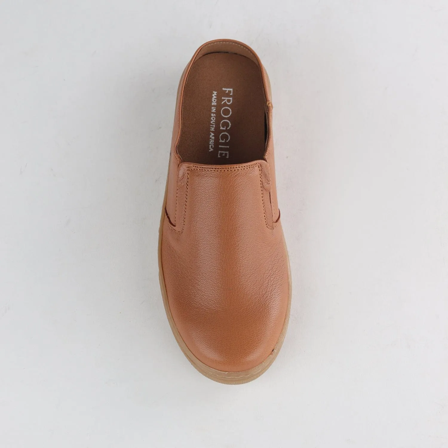 Slip-on sneakers with Removable Footbed in Tan - 12797