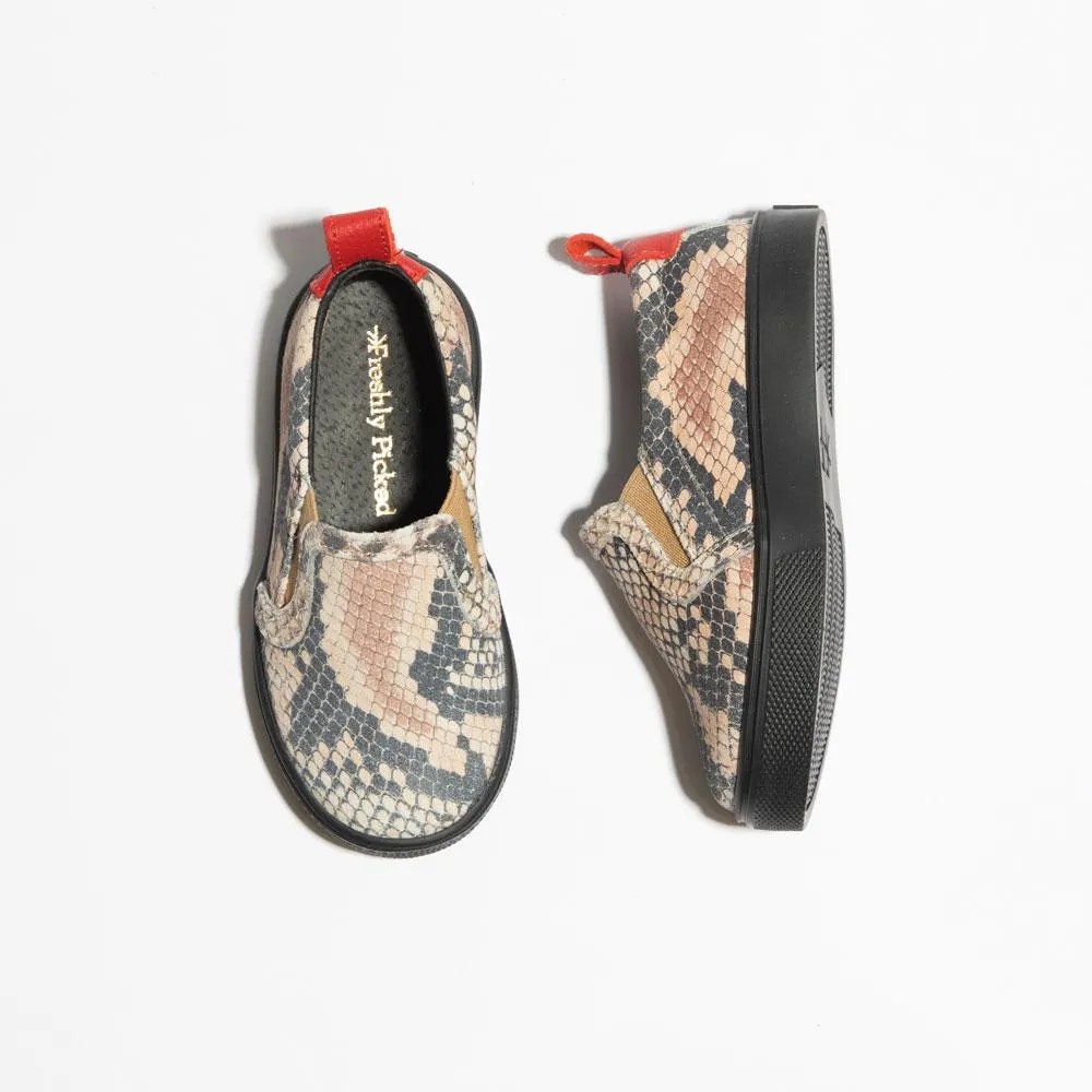 Snakeskin Classic Slip On Sneaker