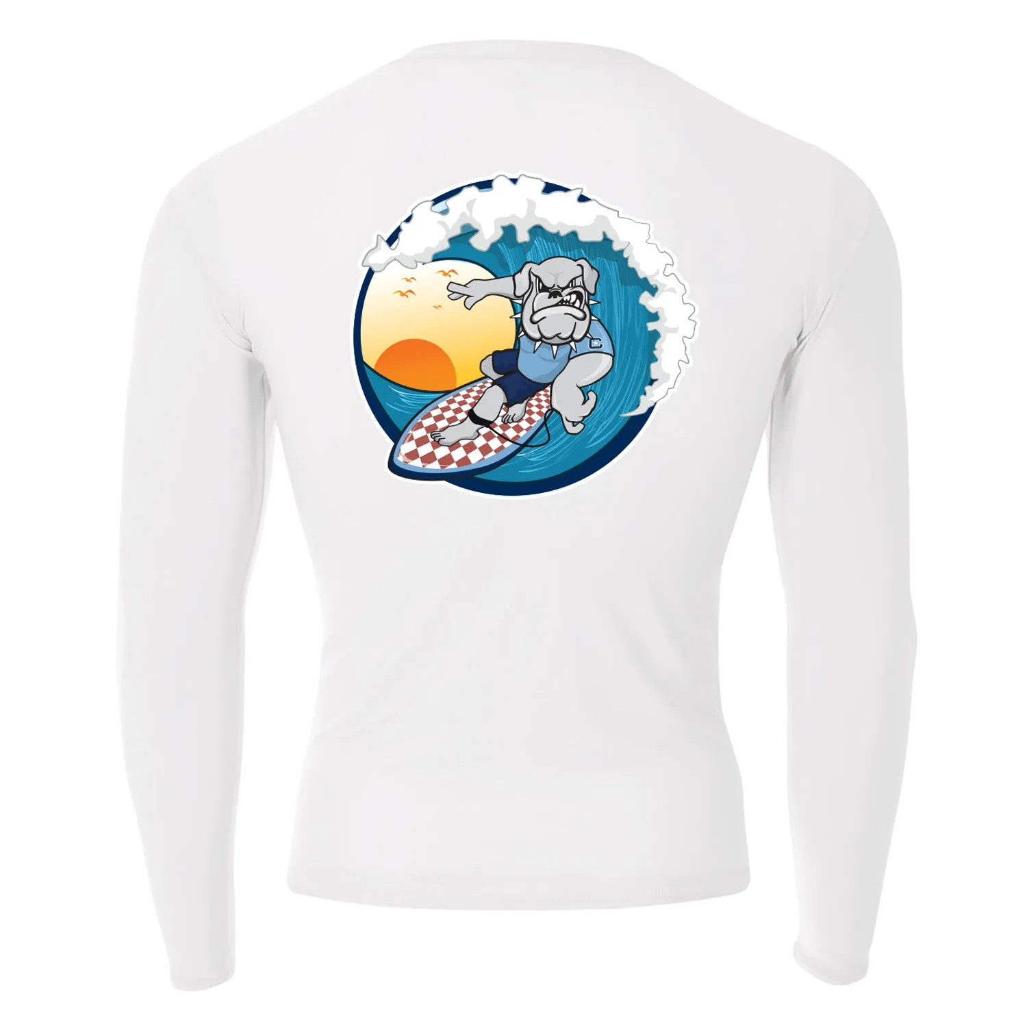 The Citadel, Club Sports - Surfing Team, A4 Adult Polyester Spandex Long Sleeve Compression T-Shirt