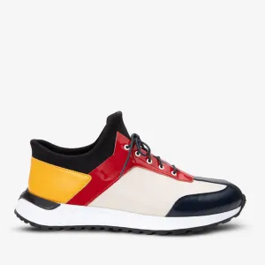 The Crapo Multicolor Leather Women Sneaker