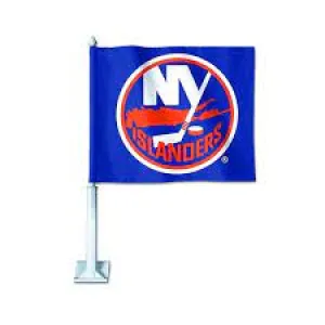 The Sports Vault NHL New York Islanders 2-Sided Car Flag