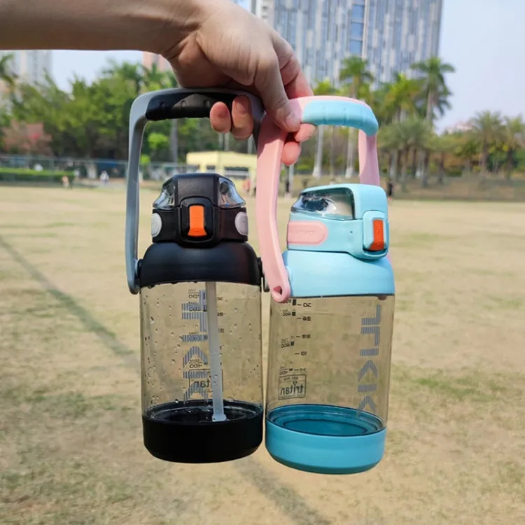 TKK Outdoor Fitness Large Capacity Portable Sports Water Cup, Capacity: 900ML(Black)