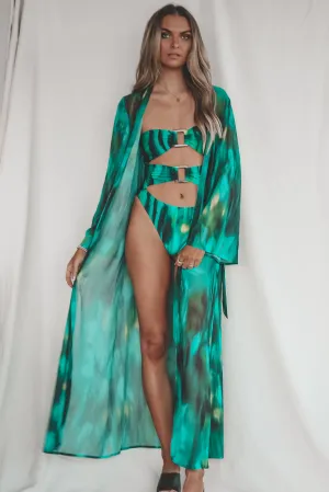 Under The Sea Multi Color Sheer Cover Up