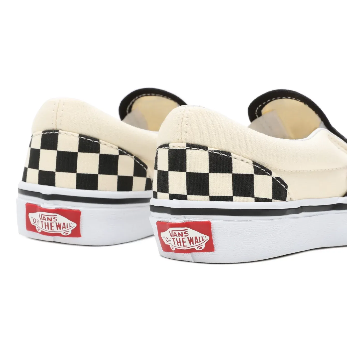 VANS Black/White Checkerboard Classic Slip-On Children's Sneaker