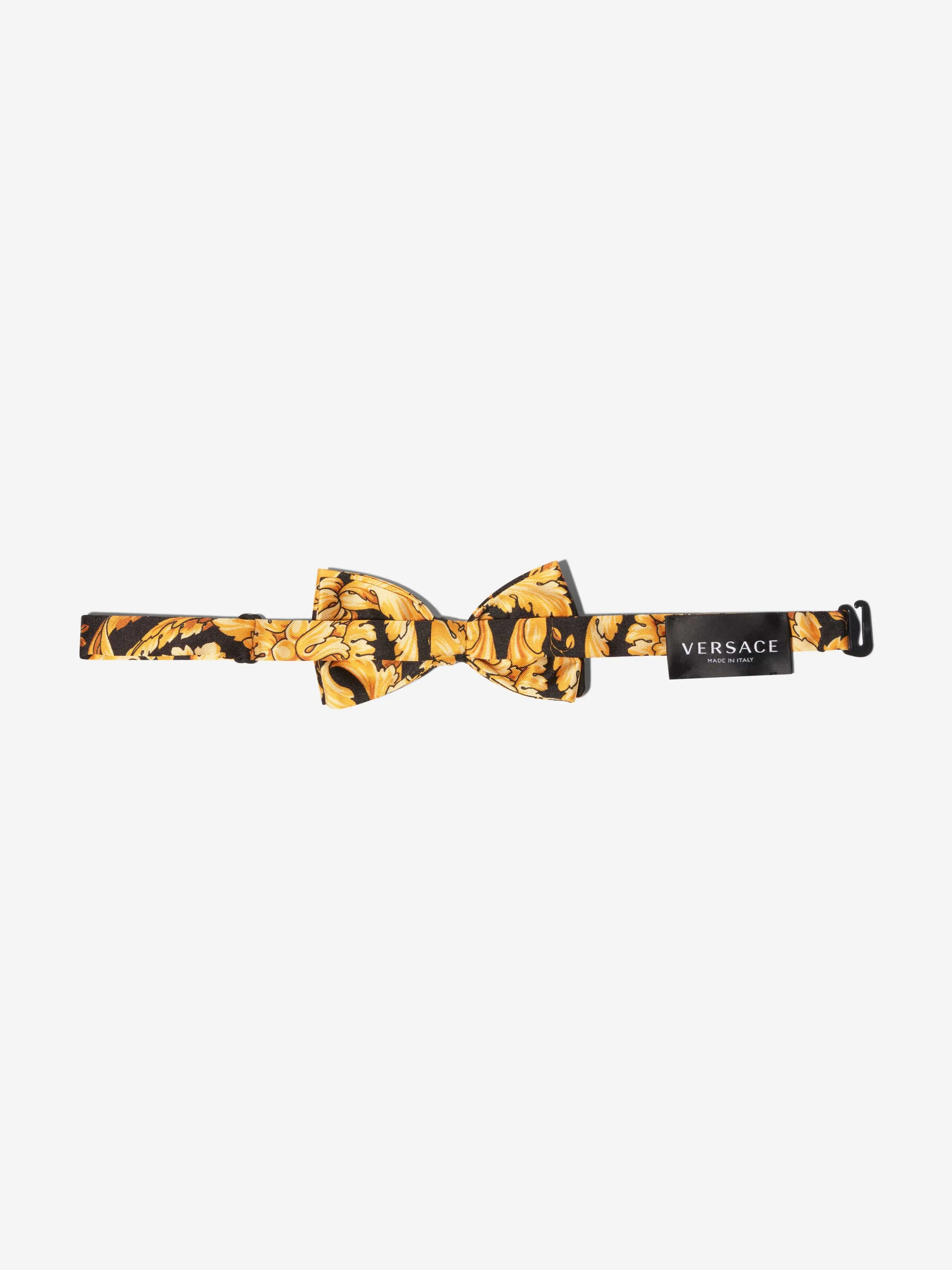 Versace Boys Barocco Bow Tie in Black