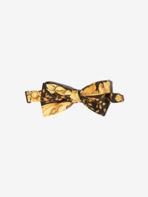 Versace Boys Barocco Bow Tie in Black