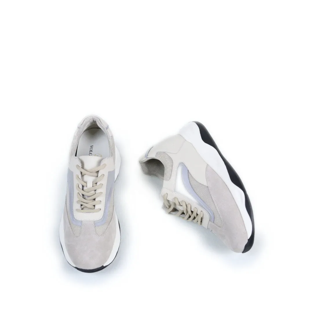 Volo Alte Sir Campania Beige Elevator Sneakers