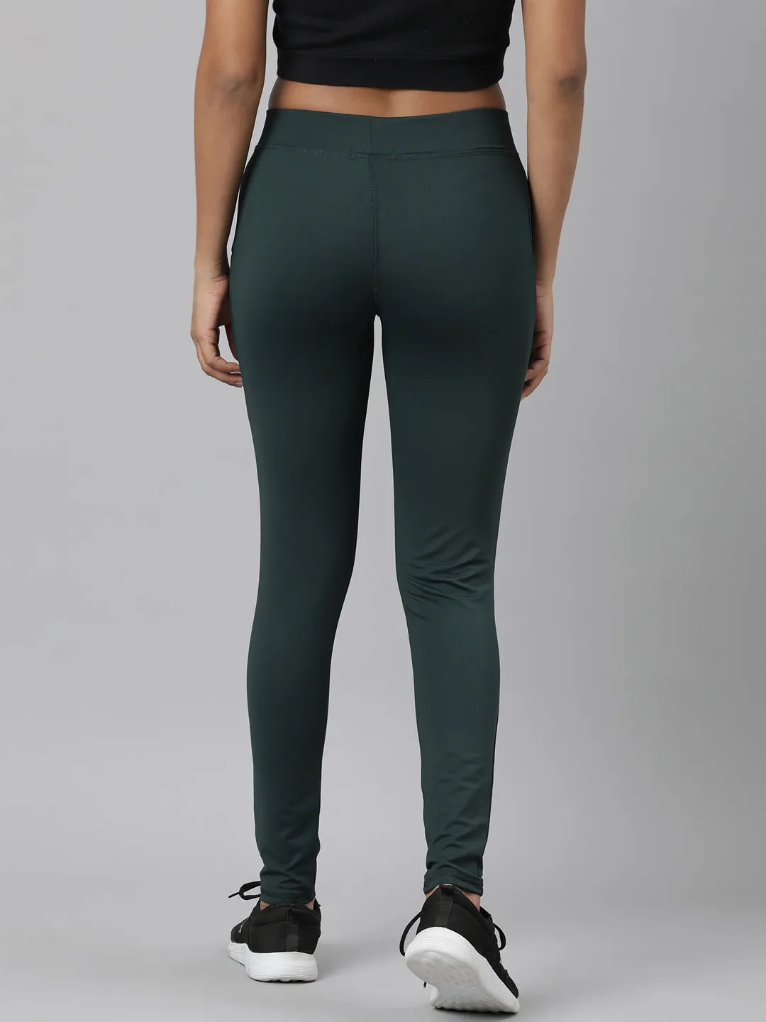 Women Green Solid Trackapant