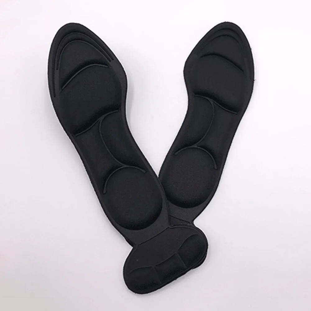 Women Insole Pad Breathable Anti-slip Inserts High Heel Insert Pad Foot Heel Protector Shoes Accessories Thickening Massage