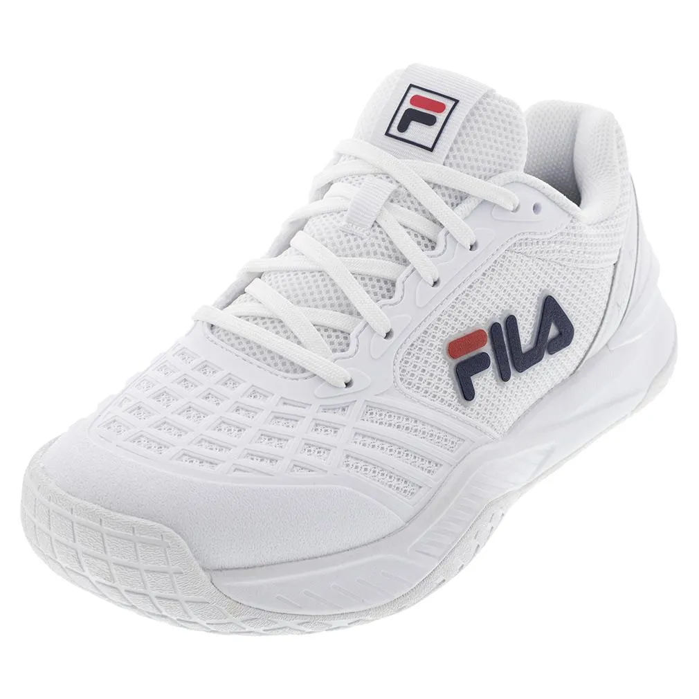 Women's Axilus 3 Tennis Shoes White and Navy