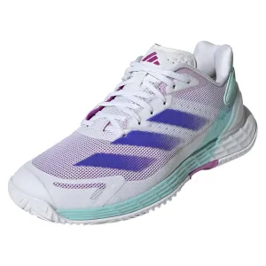 Womens Defiant Speed 2 Tennis Shoes White and Cobalt Blue