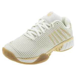 Women`s HyperCourt Express 2 X Lucky N Love Tennis Shoes Bone and Gold