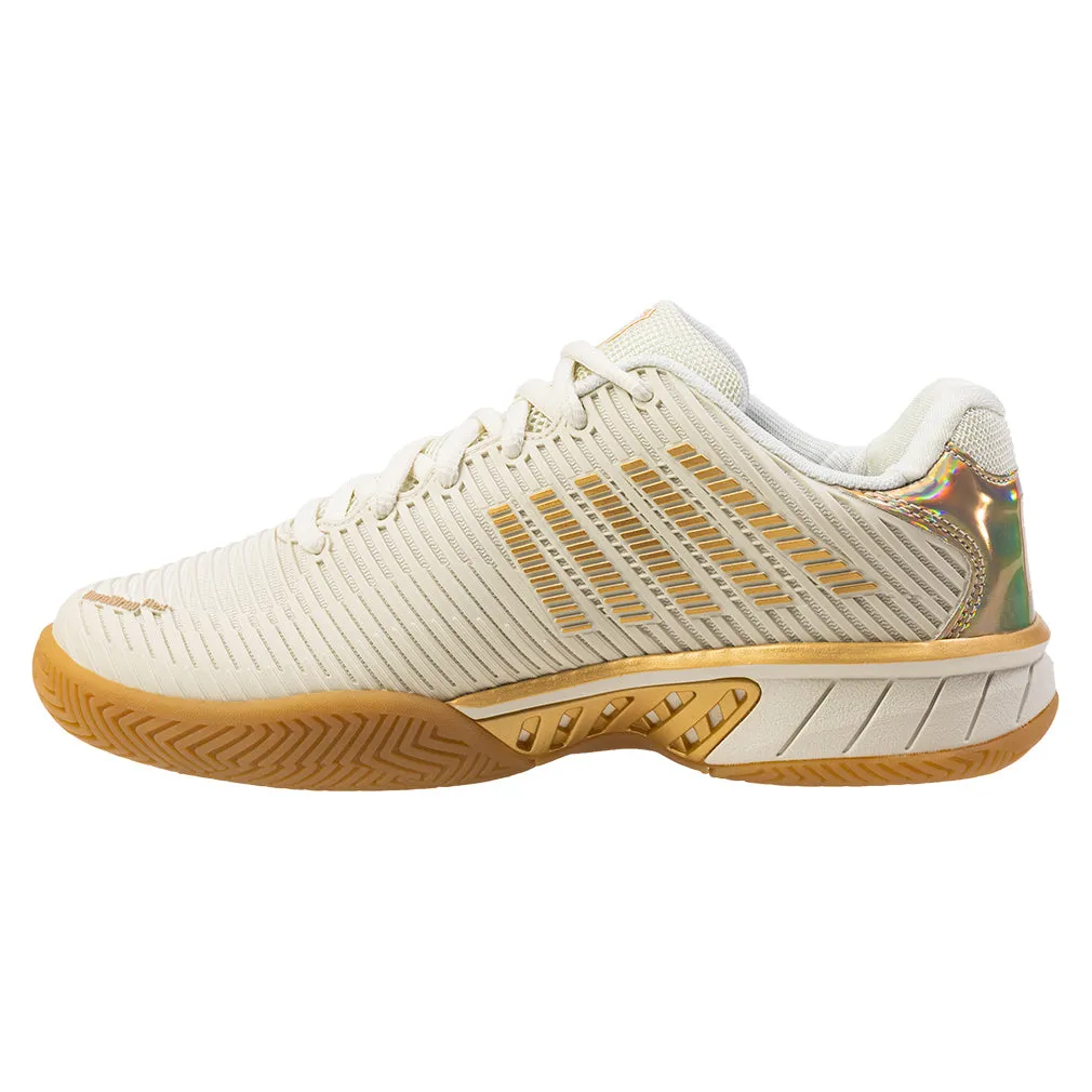 Women`s HyperCourt Express 2 X Lucky N Love Tennis Shoes Bone and Gold