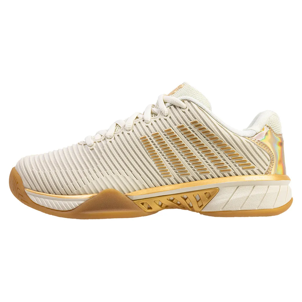 Women`s HyperCourt Express 2 X Lucky N Love Tennis Shoes Bone and Gold