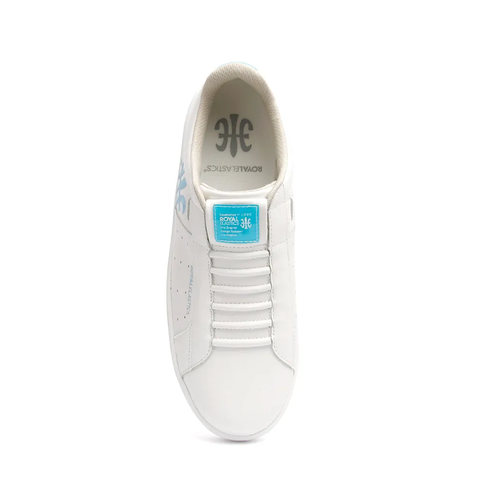 Women's Icon Genesis Bubblegum White Blue Leather Sneakers 91992-500