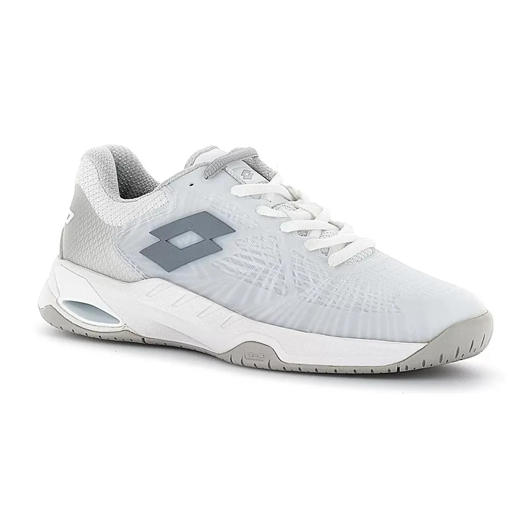 Women`s Mirage 100 Speed Tennis Shoes All White and Cool Gray 9c