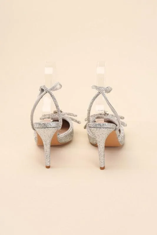 Womens Shoes Style No. Freya-5 Double Bow Heels