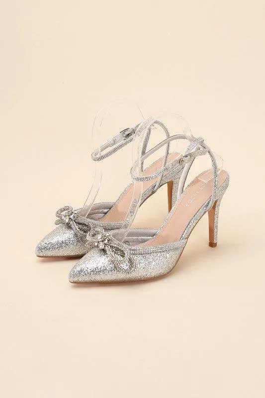 Womens Shoes Style No. Freya-5 Double Bow Heels