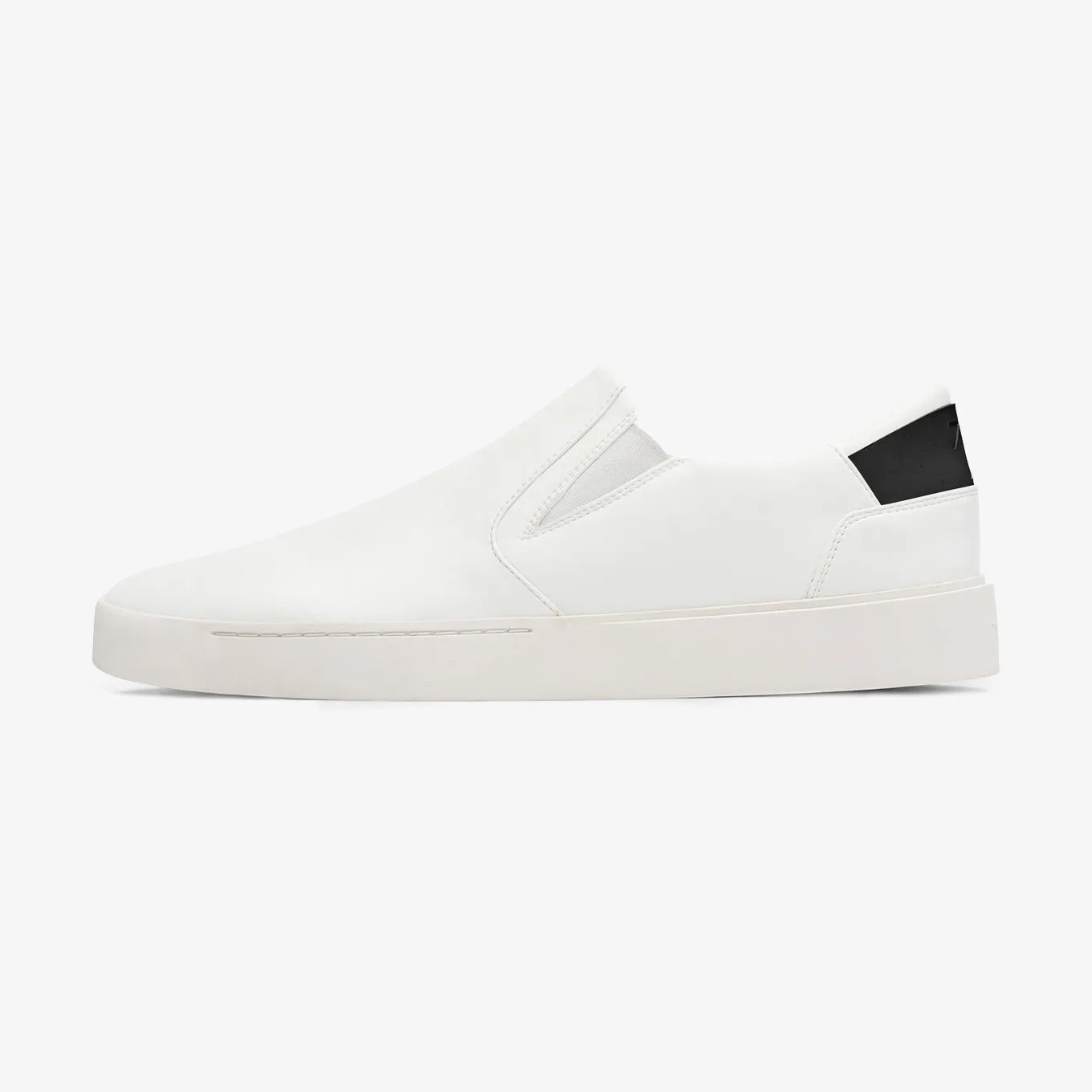 Women's Slip On | White-Black