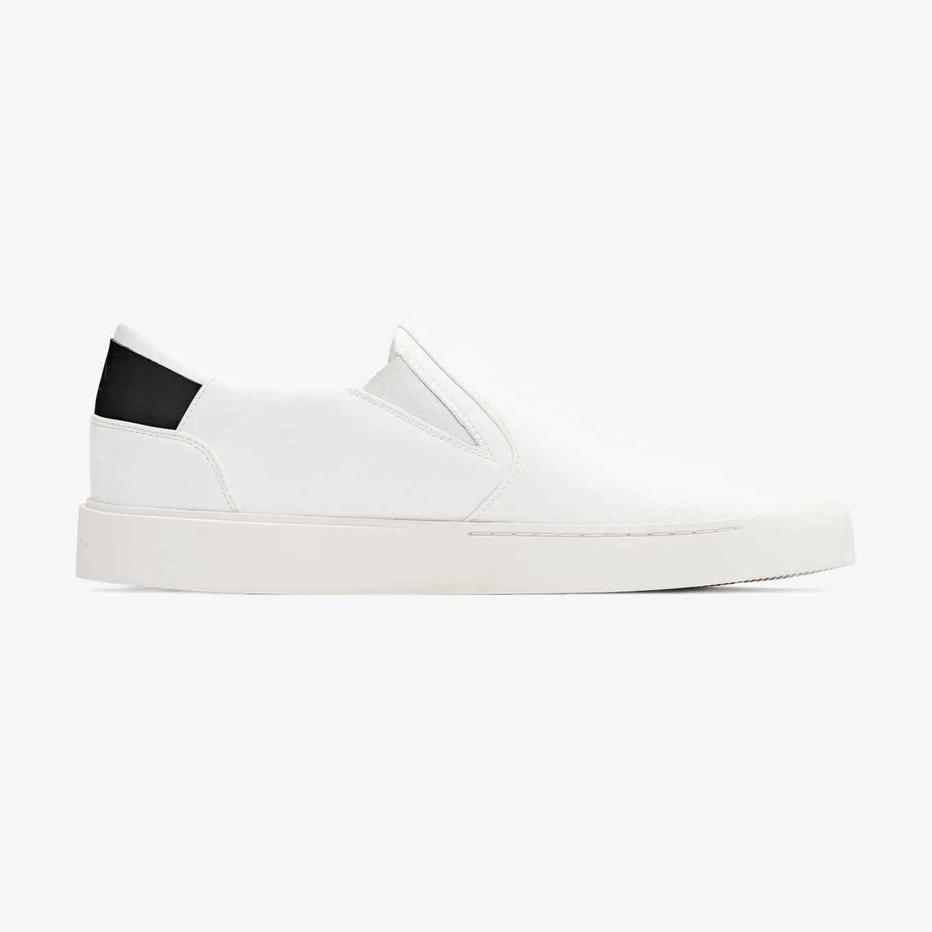 Women's Slip On | White-Black