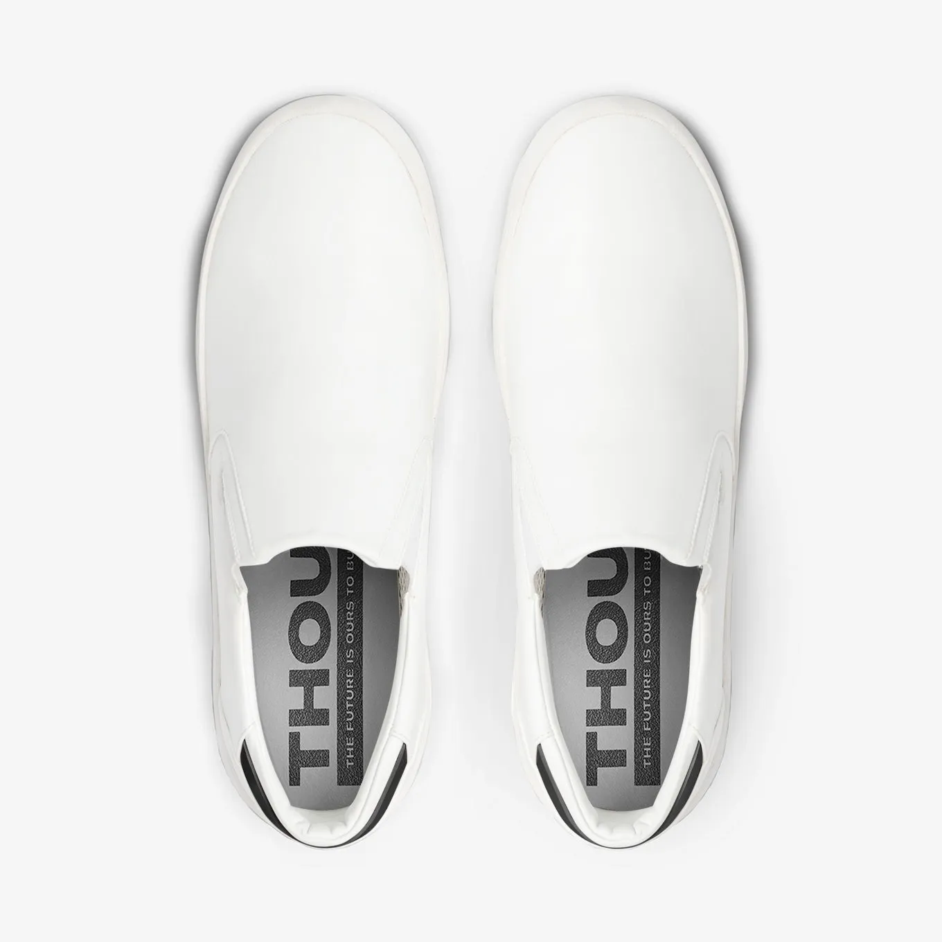 Women's Slip On | White-Black