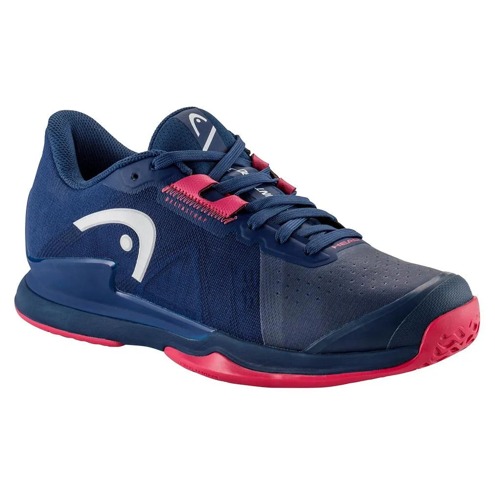 Women's Sprint Pro 3.5 Tennis Shoes Dark Blue and Azalea