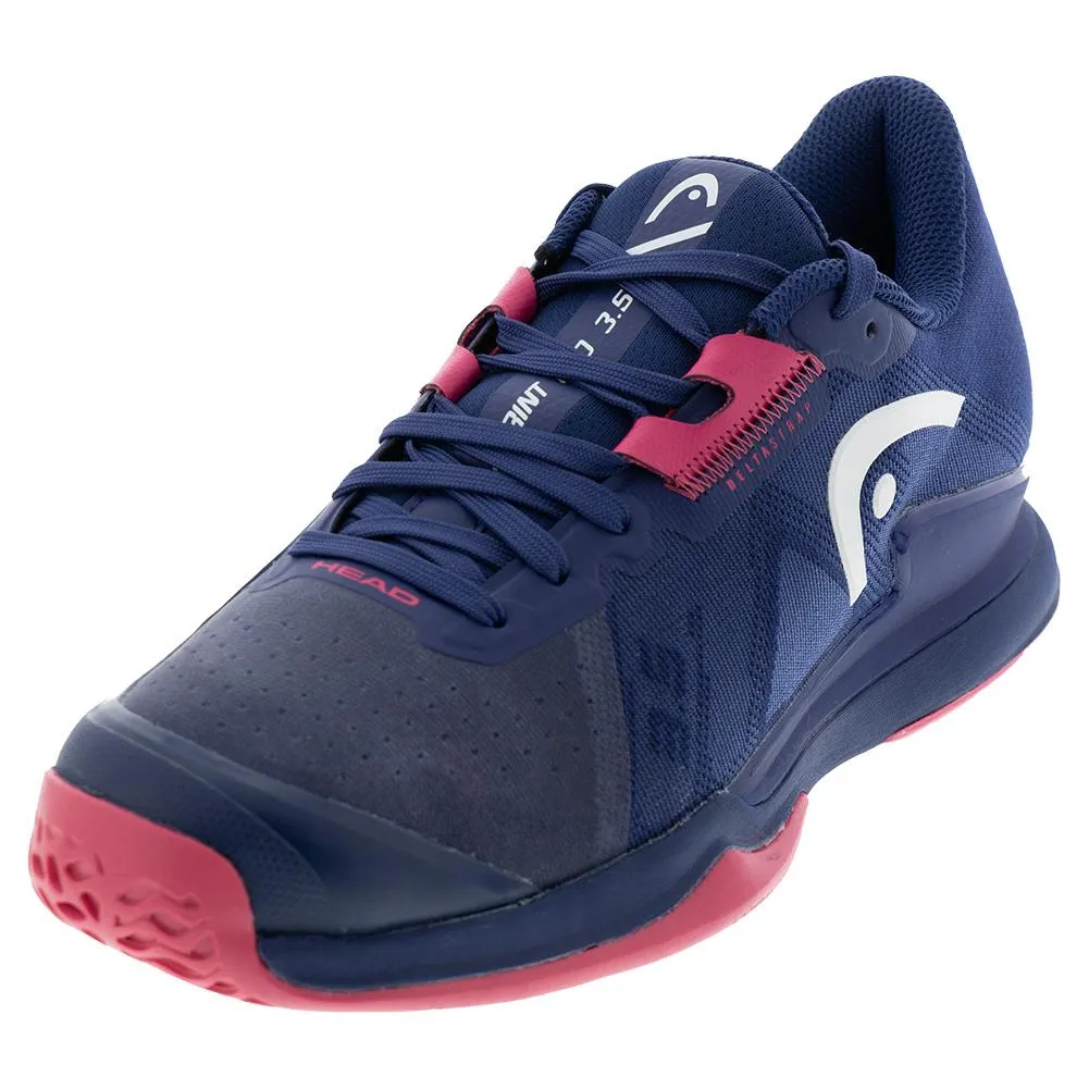 Women's Sprint Pro 3.5 Tennis Shoes Dark Blue and Azalea