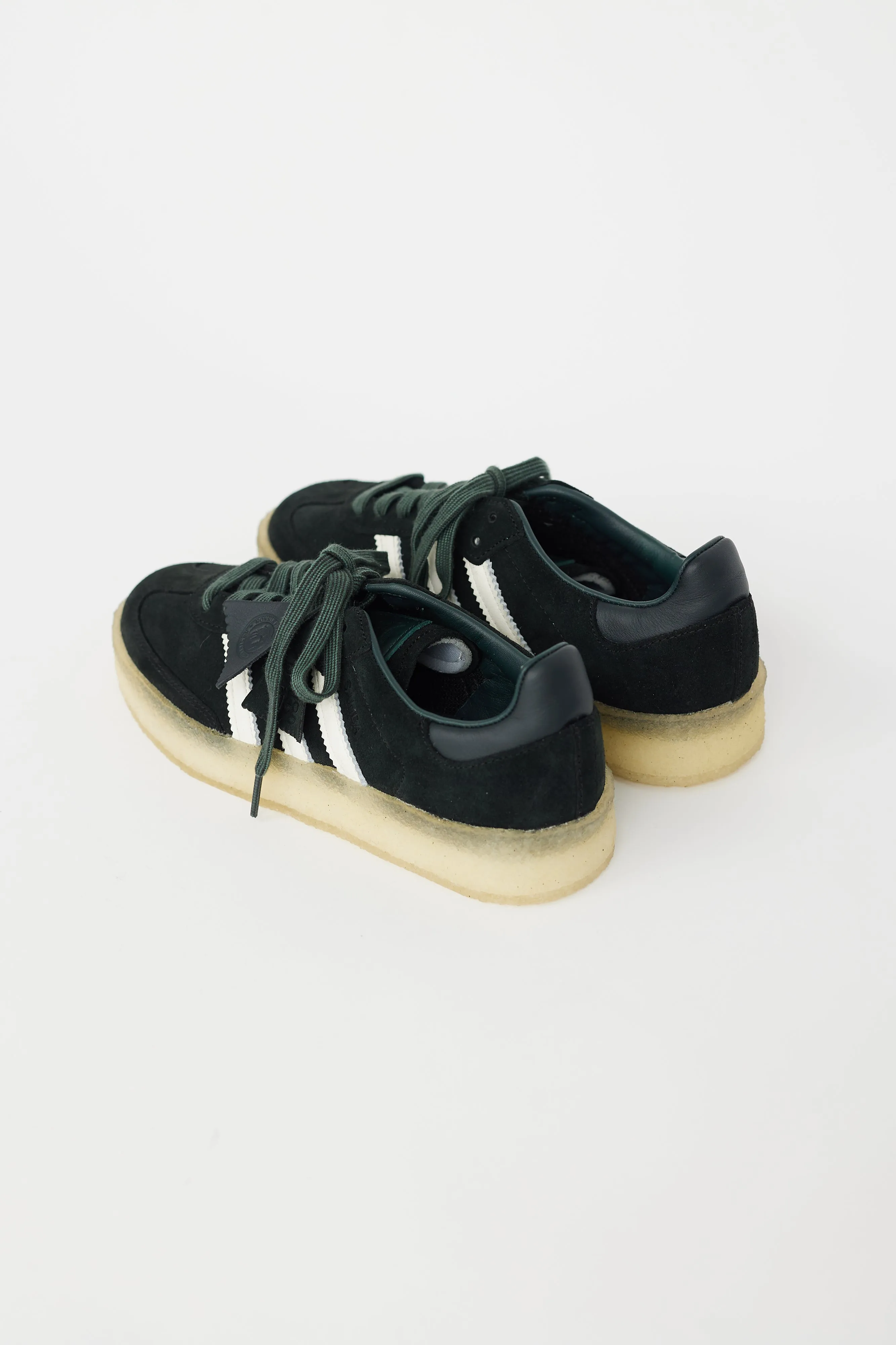 X Clarks X Adidas Black 8th Street Samba Sneaker